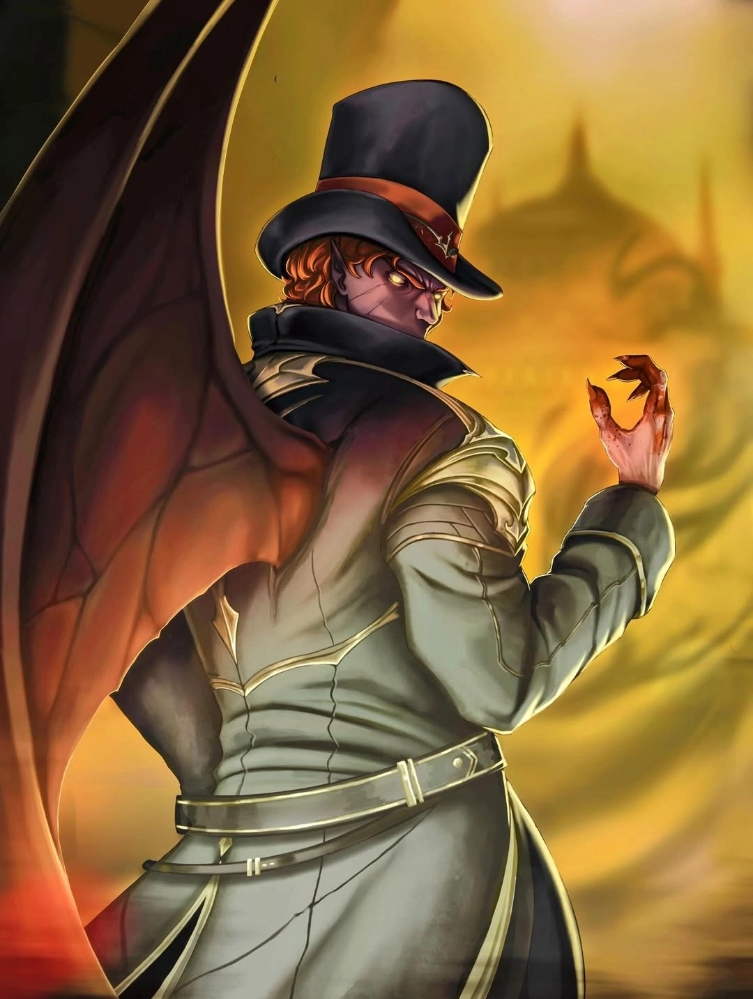 Ilustración de la baraja Vampiro Actual